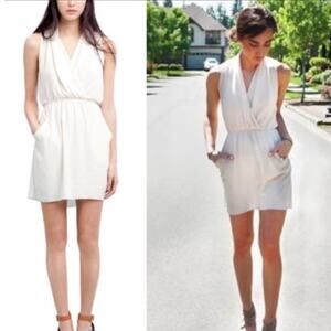 Wilfred Aritzia Sabine Dress in Ivory Cream Size Large